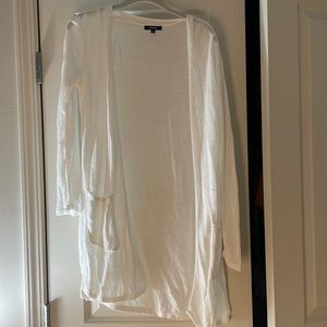 White lightweight cardigan